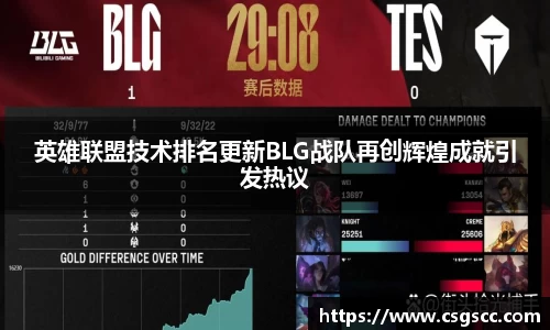 英雄联盟技术排名更新BLG战队再创辉煌成就引发热议